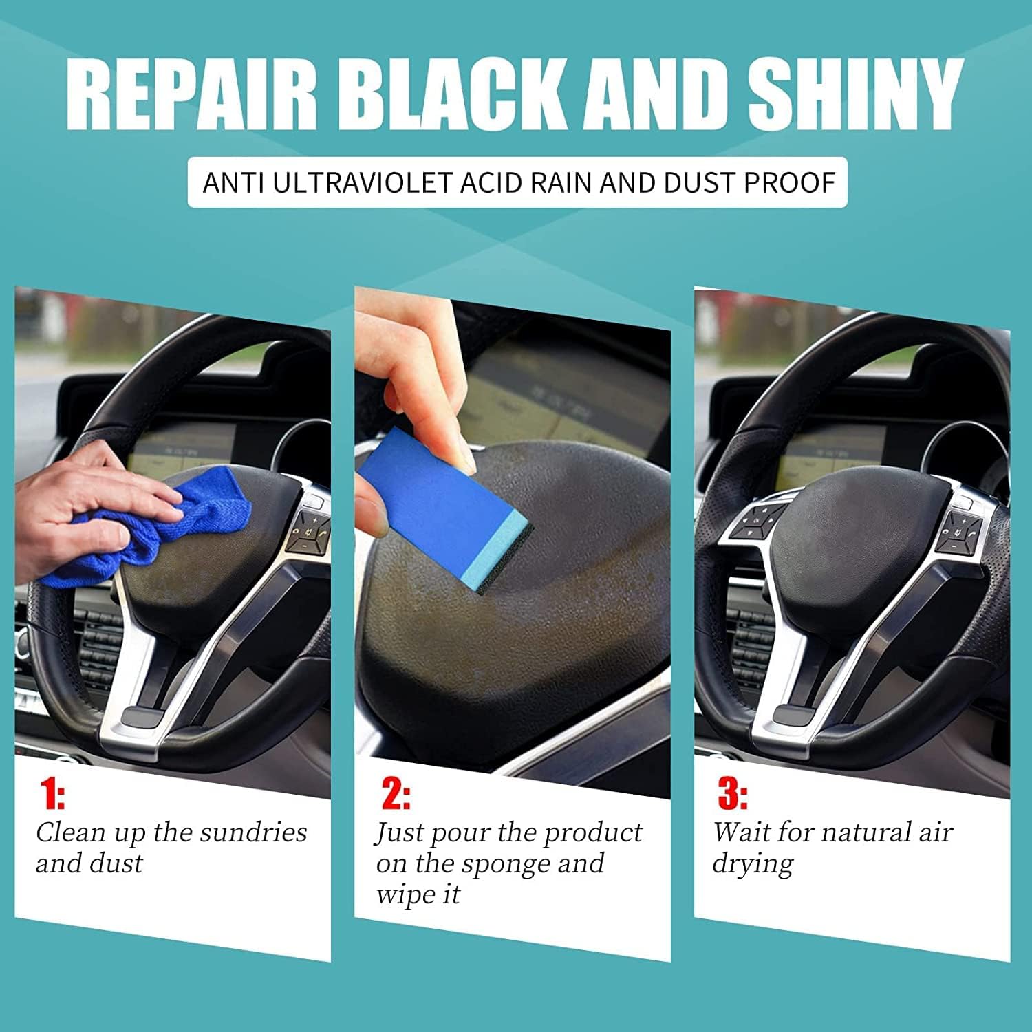 Kit renovador de plástico definitivo, agente de recubrimiento revitalizante de plástico para automóvil, revestimiento refrescante de plástico nano,