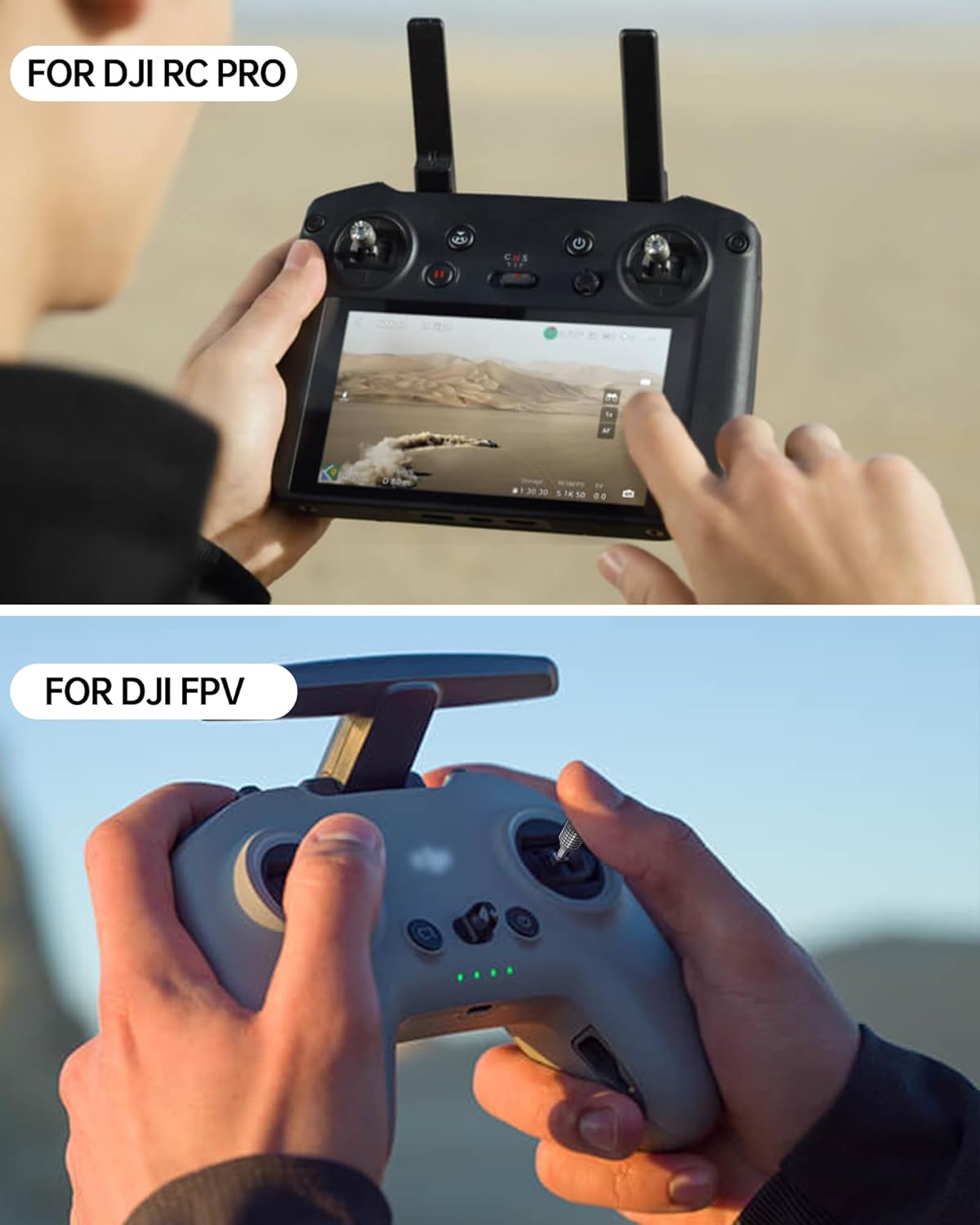 2 pares de mandos de repuesto para DJI RC Pro, joysticks de control remoto para DJI Mini 3 ProAir 2SMavic 3 ProMavic 3 Pro CineMavic 3 ClassicMavic