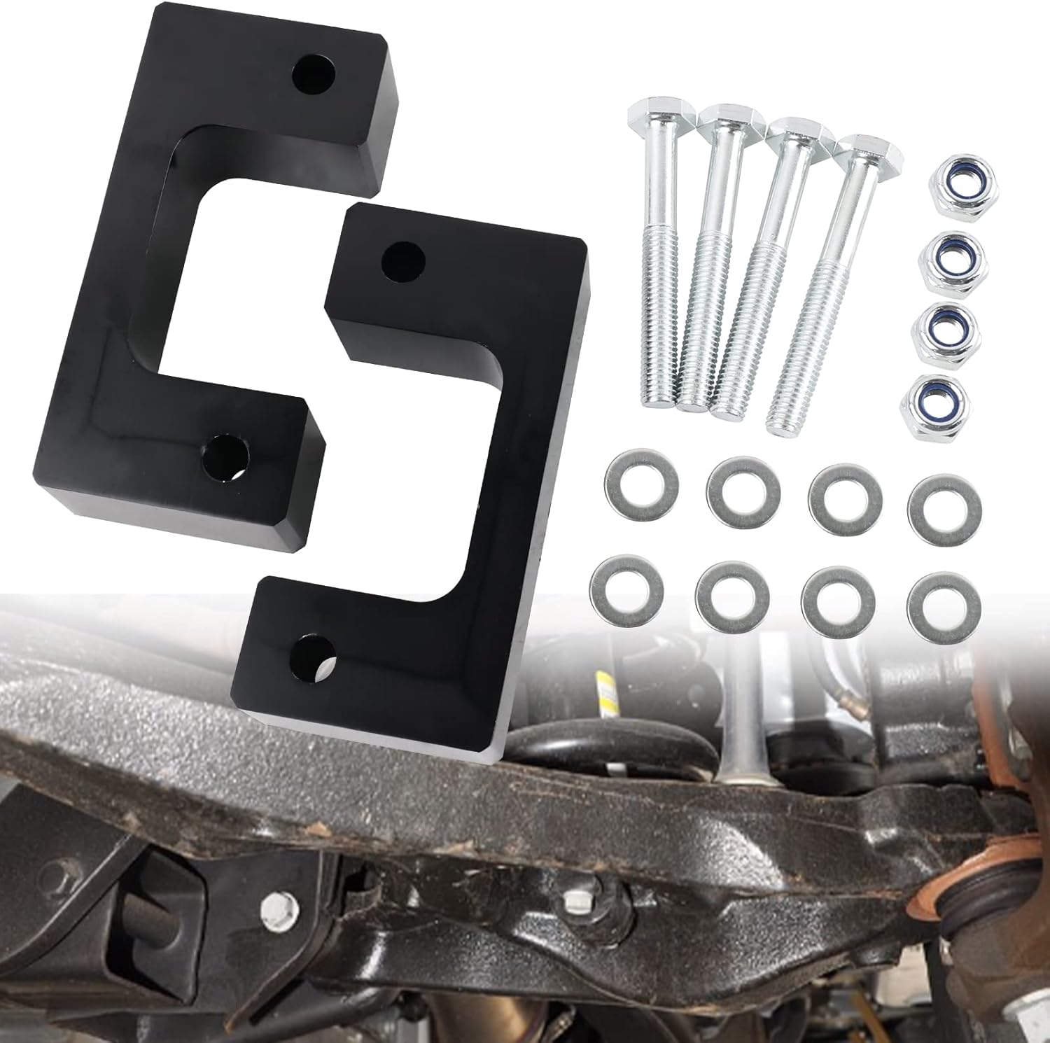 VVORHSBELL Kit de elevación de nivelación de 2.5 pulgadas compatible con GMC Sierra GM 1500 2007-2019Chevy 2007-2021Silverado1500Yukon XL 1500