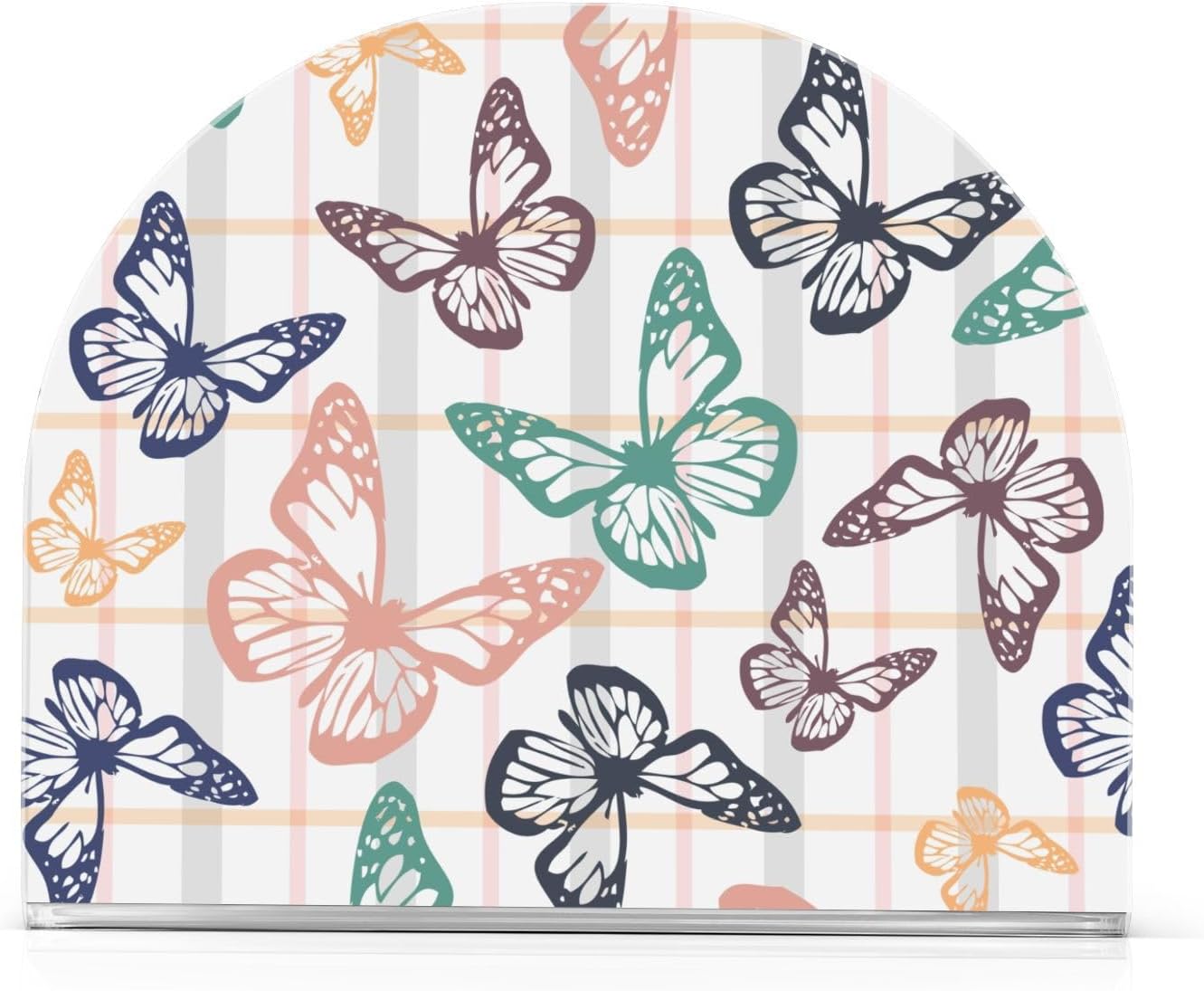 Servilletero de resorte de mariposas para mesa, dispensador de servilletas independiente para cocina, mesa de comedor, soporte dispensador de