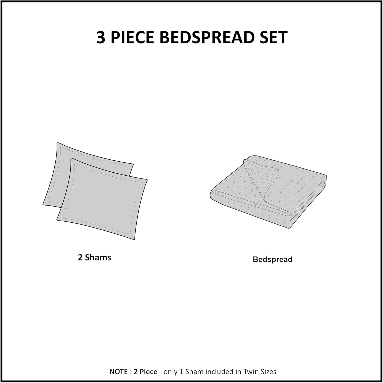 Comfort Spaces Edredón Queen para todas las estaciones, colcha de marfil con diseño de costuras de doble cara, manta de verano suave a juego,