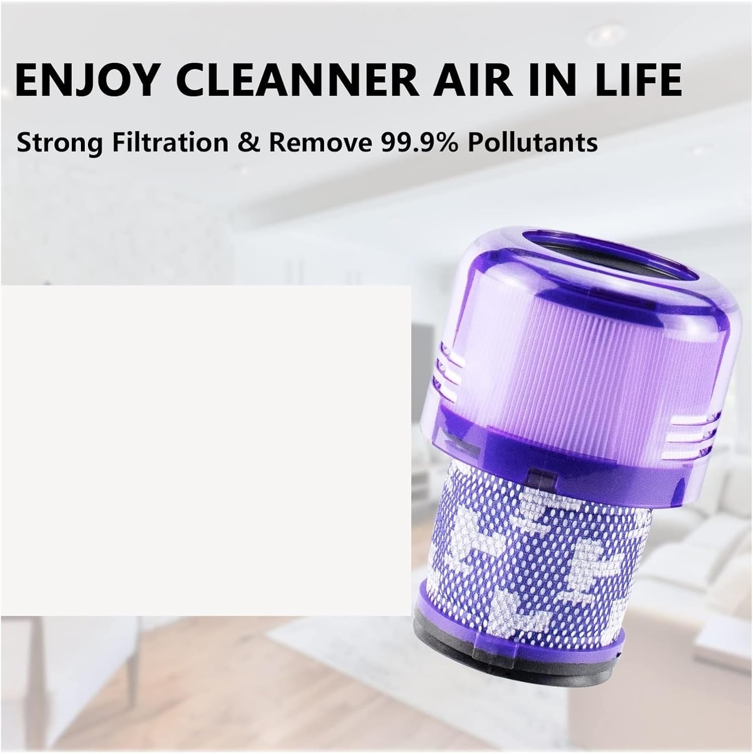 BeNtli Piezas de repuesto para aspiradora, filtro de poste Hepa, filtros de vacío, número de pieza 970013-02, compatible con Dyson V11 Torque Drive