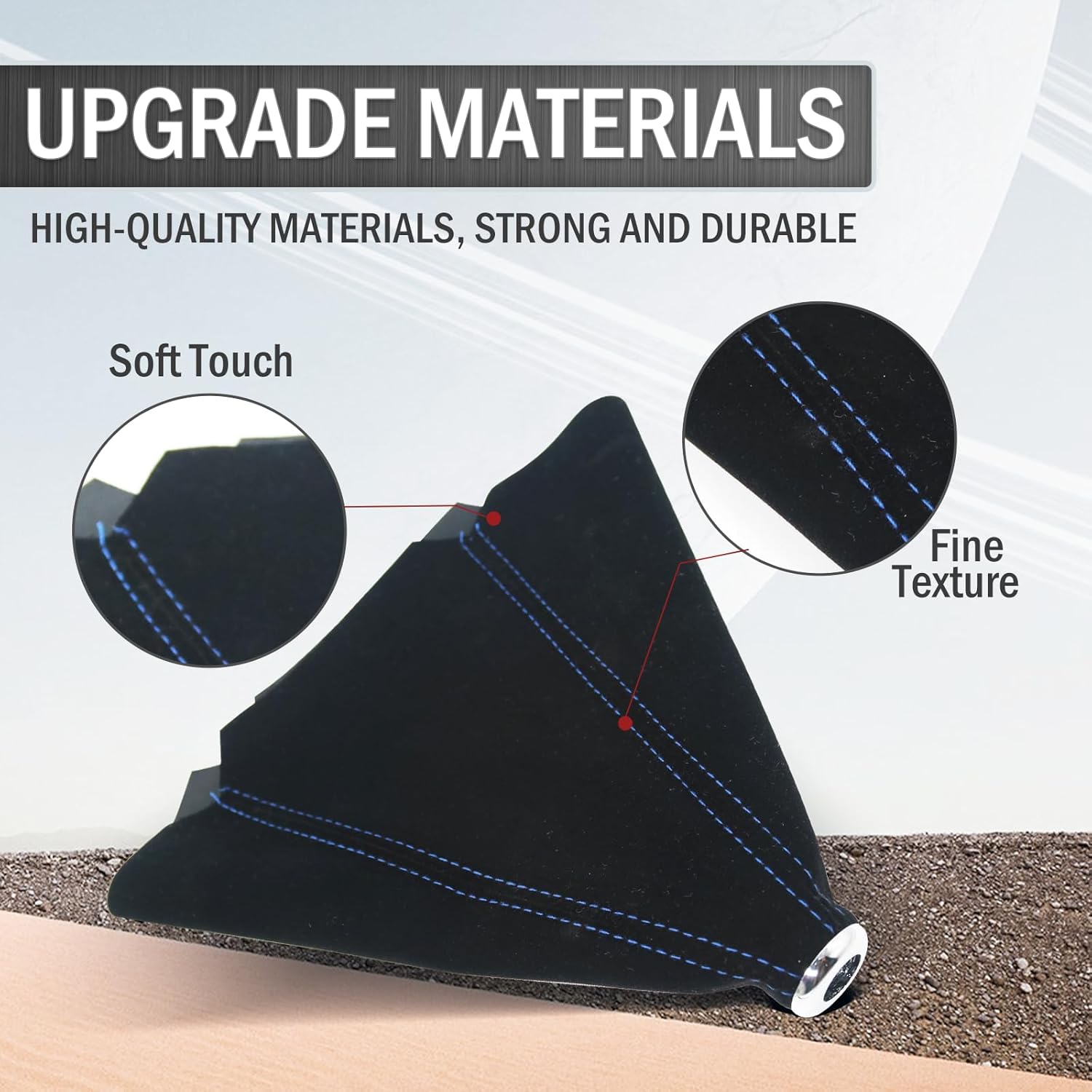 DZFST. FI – Funda universal para palanca de cambios de automóvil, funda universal para el polvo, de piel de gamuza, impermeable, para decorar el