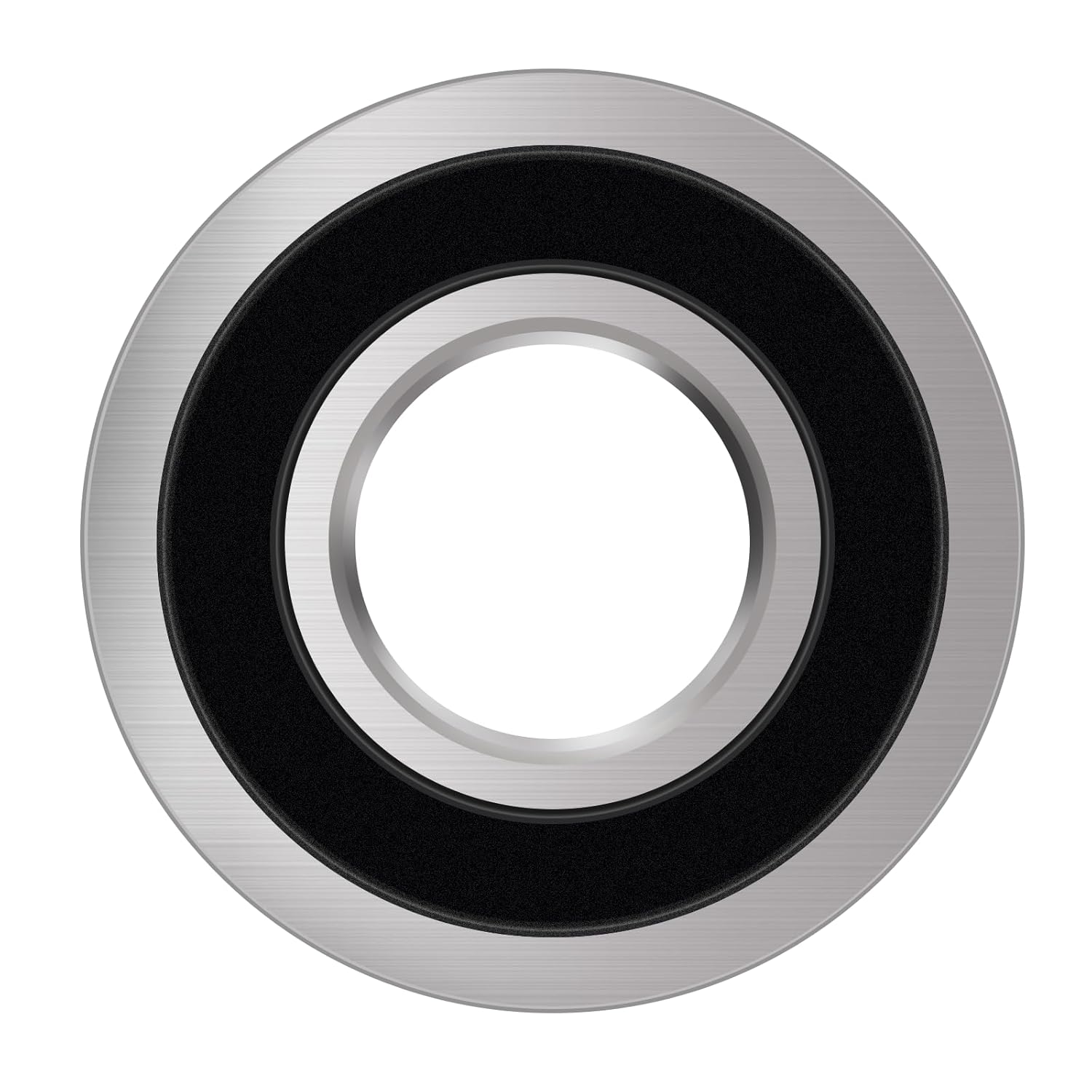 Paquete de 4 rodamientos de acero al carbono de 34 pulgadas – ID 34 pulgadas x OD 1-38 pulgadas de diámetro exterior aplicable para cortacésped,