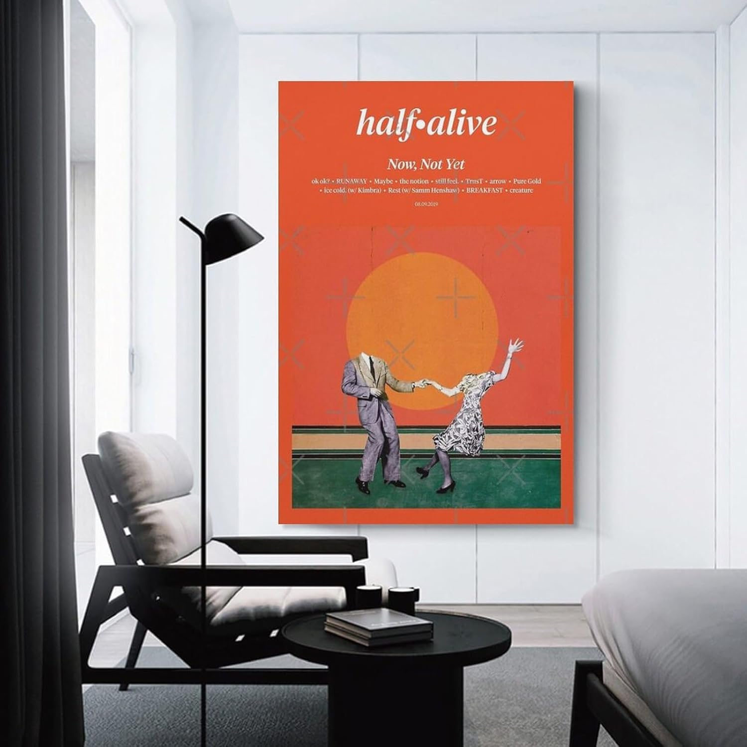 DAXXIN Half Alive NOW,NOT YET 2019 1 – Póster de lienzo decorativo para pared, pintura artística para sala de estar, dormitorio, regalo, sin marco,