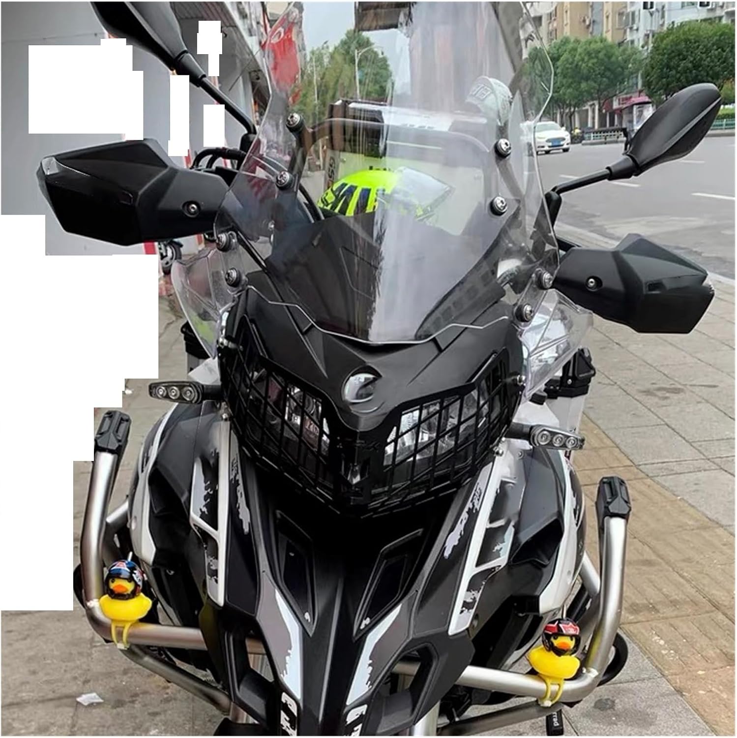 ORSQU TRK502 Protector de faros delanteros para Benel-&li TRK 502 502X TRK502X 2018 2019 2020 2021 2022 2023 Accesorios de motocicleta parrilla de