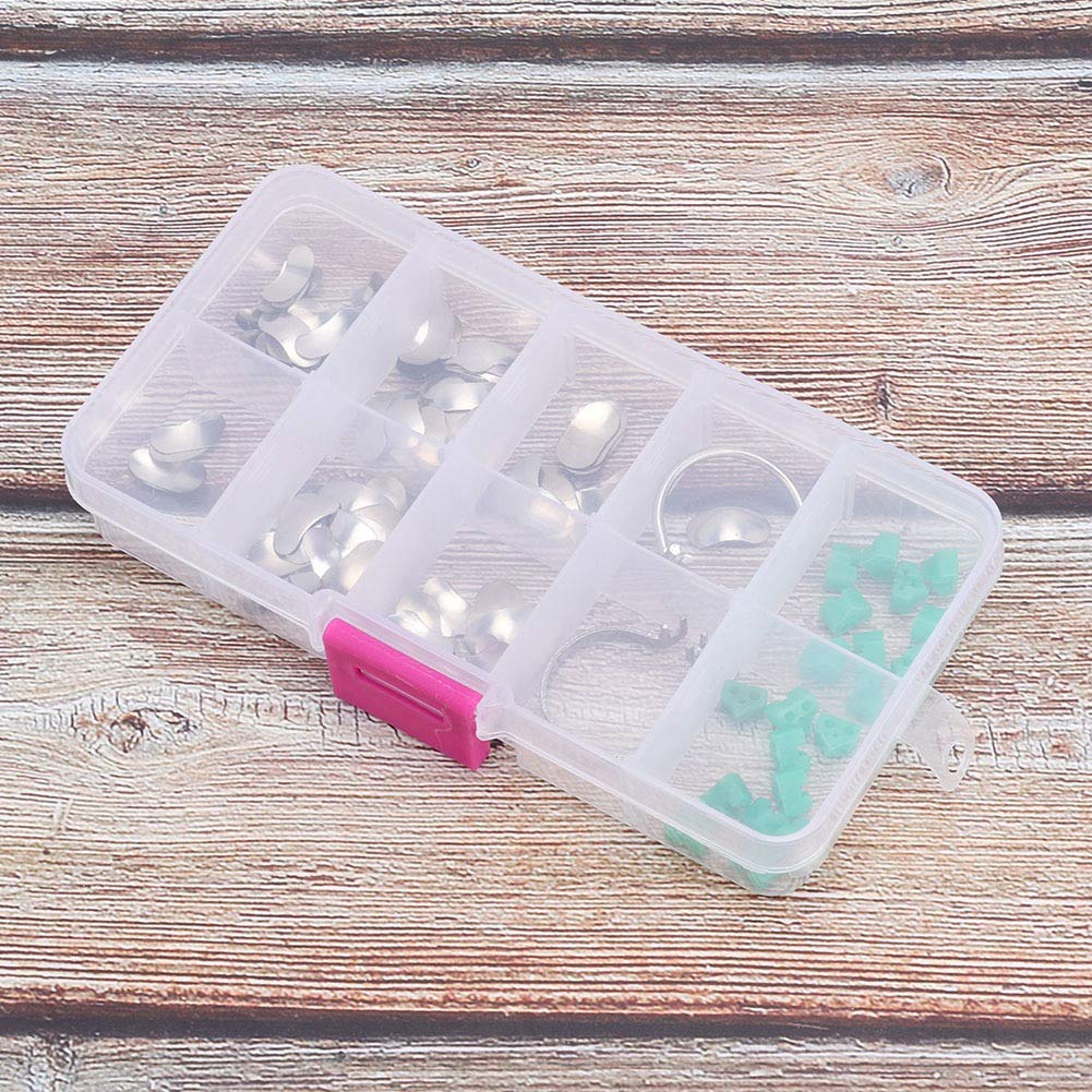 Seccional dental, 100 piezas coronas contorneadas matrices metálicas bandas de repuesto de matriz combinada abrazadera suministros de ortodoncia kit