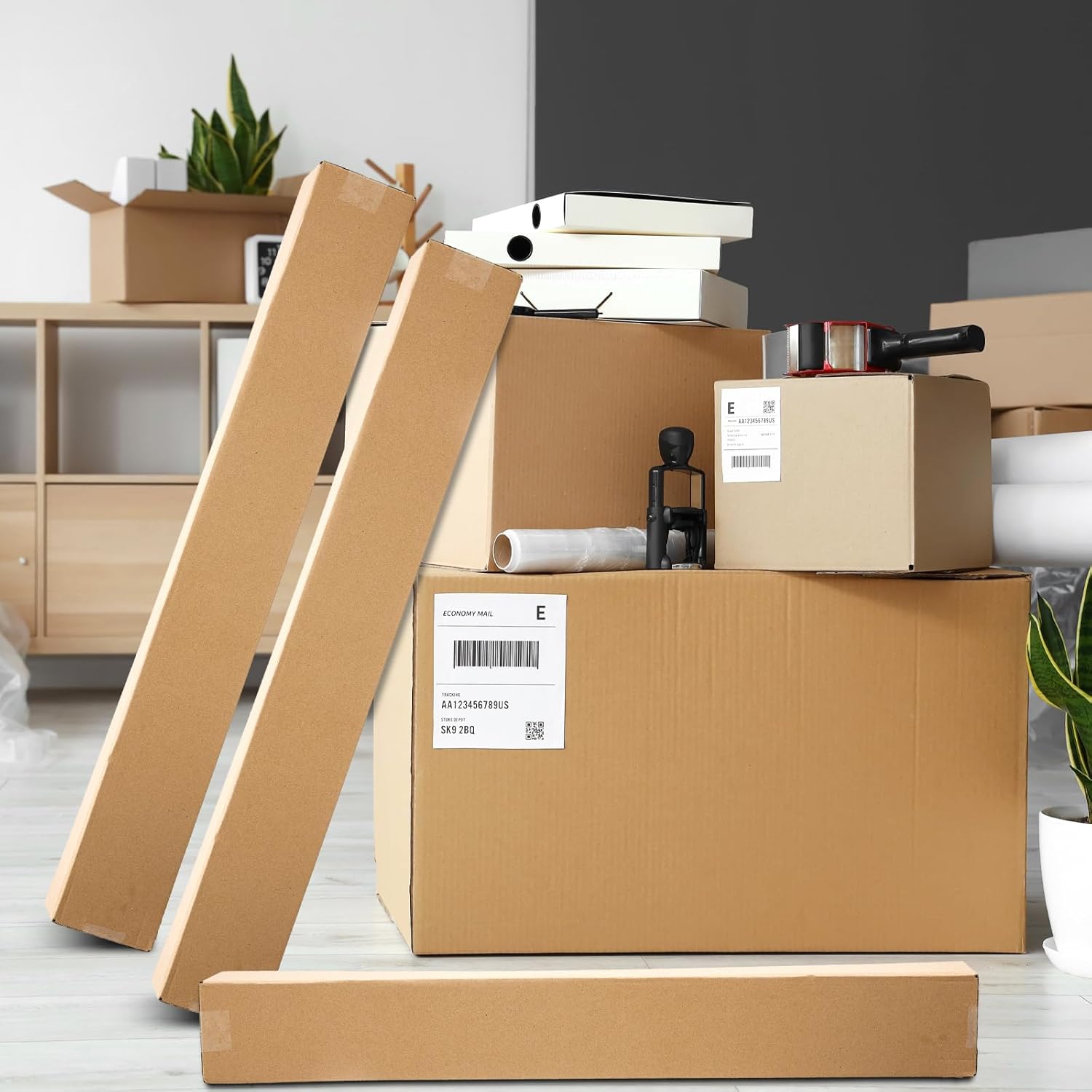 30 cajas altas de cartón corrugado para mudanza, cajas de embalaje de cartón corrugado para envíos de clubes de golf, embalaje, mudanza,