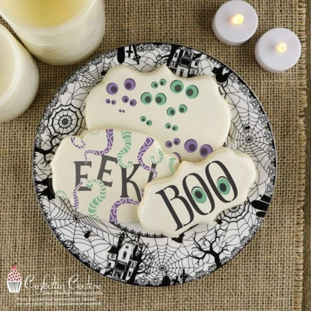 Plantillas de galletas de Halloween  Monstruos y Duendes  Paquete de seis plantillas