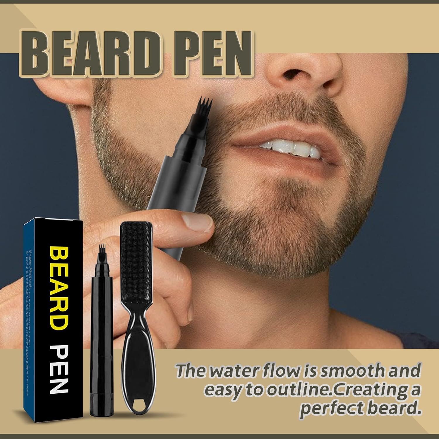 Diamalfi – Llenador de lápiz, Diamalfi Pencil para Barba, relleno Diamalfi, relleno de lápiz de barba Diamalfi para hombres, kit de cuidado de