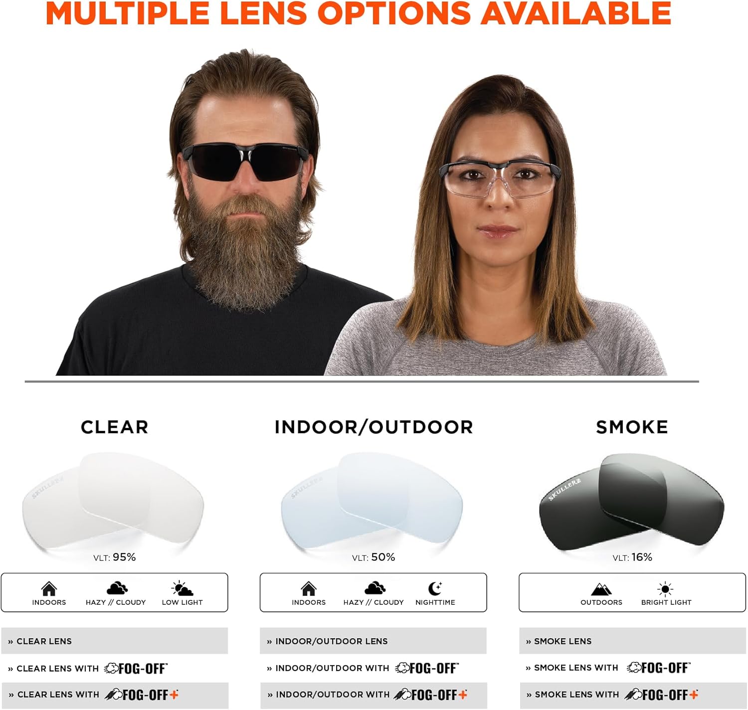 Ergodyne Gafas de seguridad ajustables Skullerz Dellenger, z87