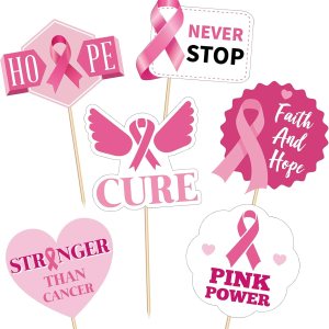 Selecciones de concienciación sobre el cáncer de mama, decoraciones de cinta rosa, palillos de dientes para cóctel, suministros para fiesta, 144 Selecciones de concienciación sobre el cáncer de mama, decoraciones de cinta rosa, palillos de dientes para cóctel, suministros para fiesta, 144