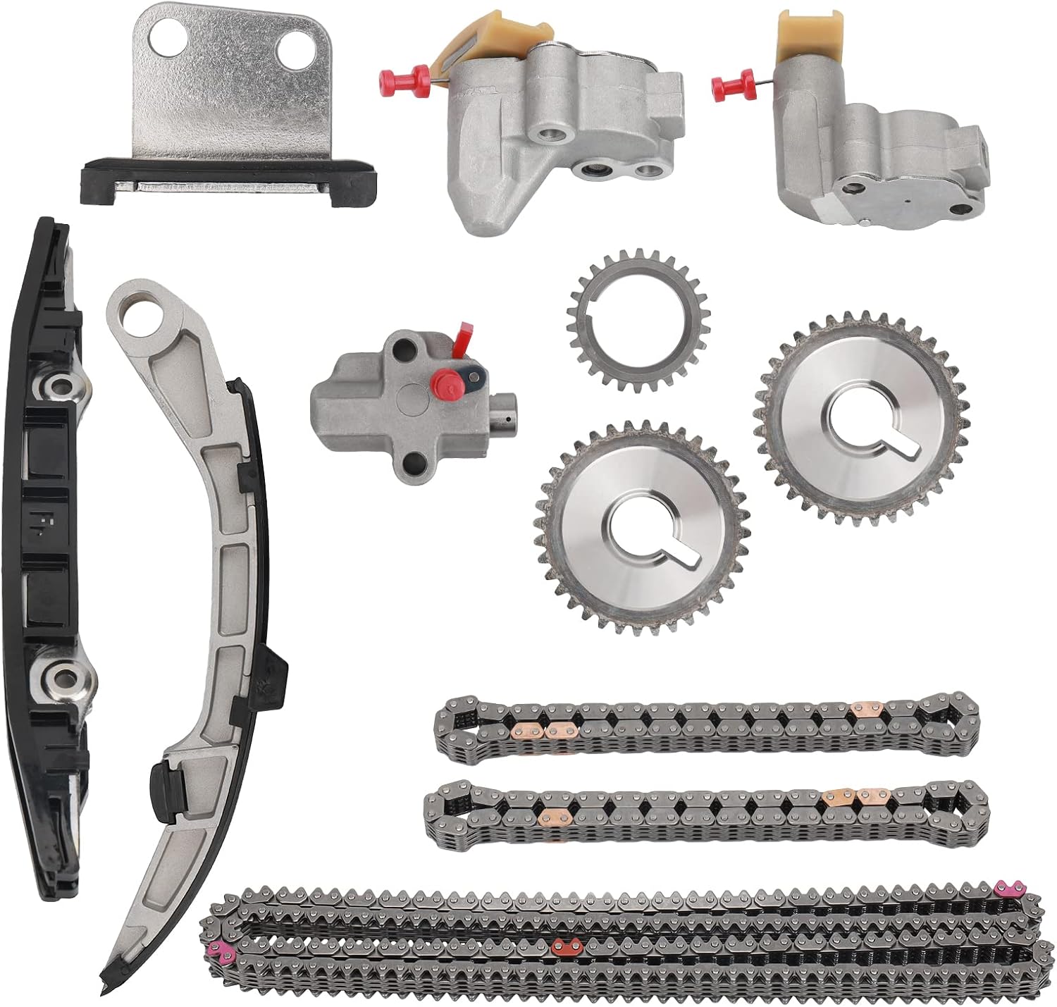 MAYASAF Kit de cadena de distribución del motor para Nissan Altima 2007-2014Maxima 2009-2014Murano 2009-2013Pathfinder 2013-2014Quest 2011-2013 3.5L