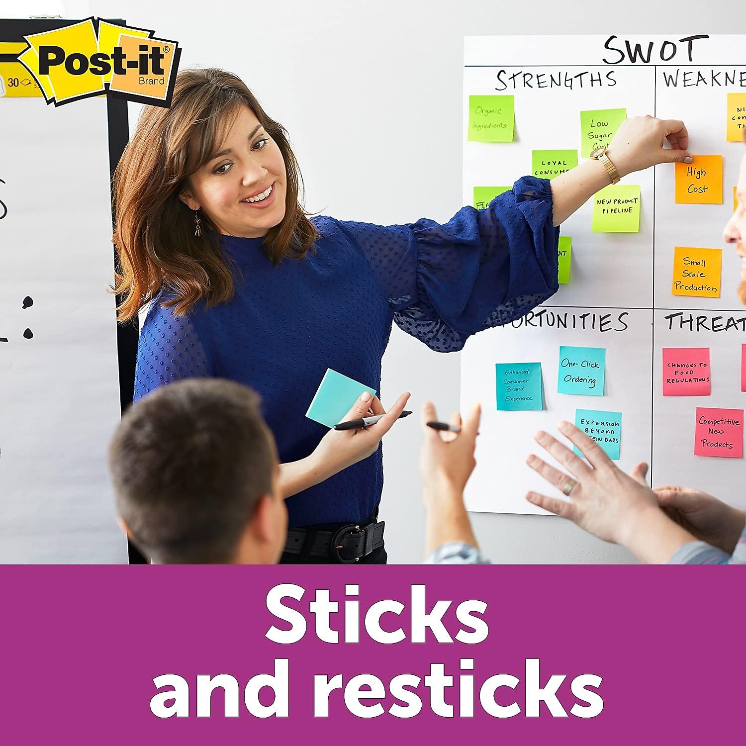Post-it R440YWSS – Recambio de notas emergentes, forrado, 4 x 4, amarillo canario, 90 hojas, paquete de 5