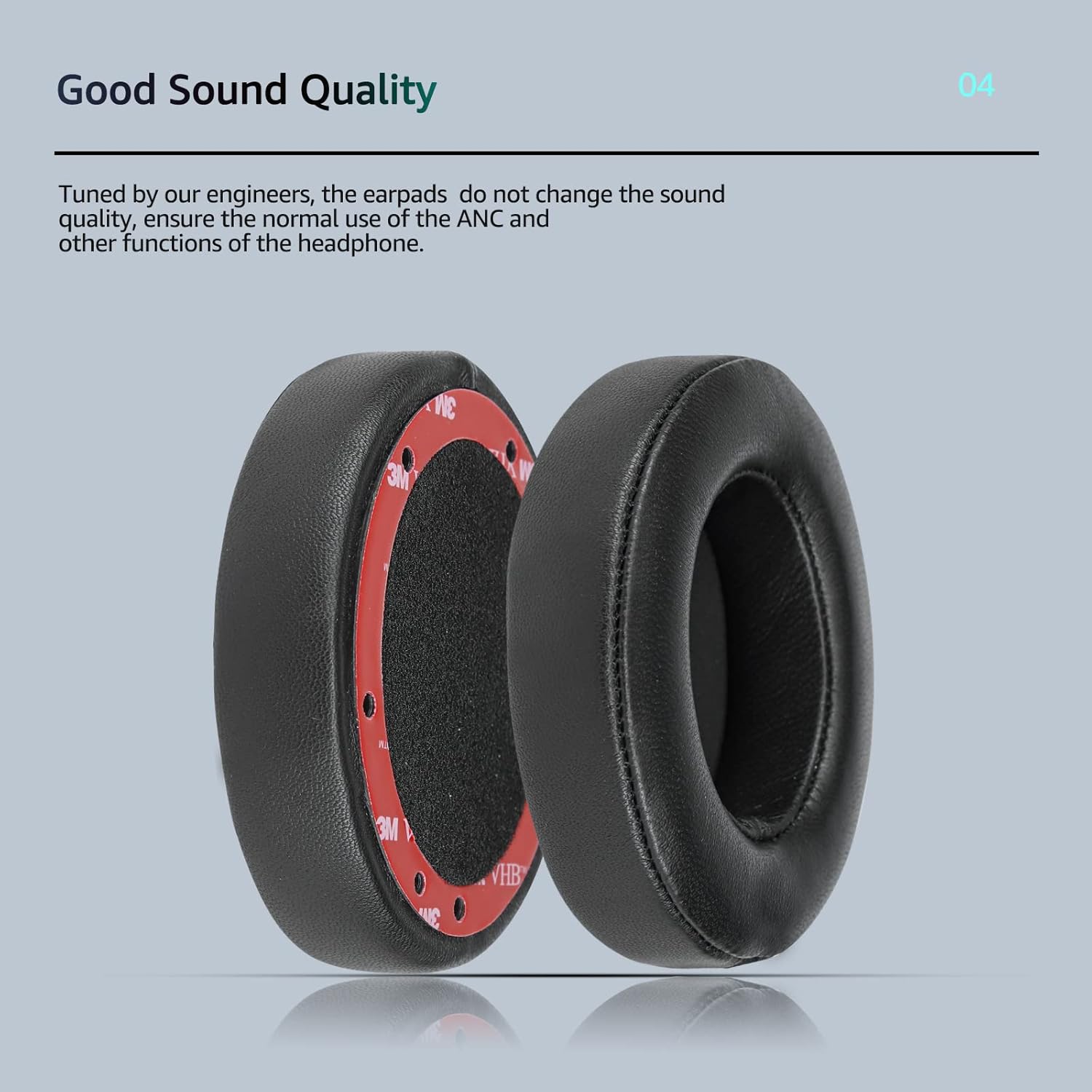 Wzsipod Studio 3 Almohadillas de repuesto para auriculares inalámbricos Beats, compatibles con Beats Studio 2 con cable, no compatible con Solo 32,