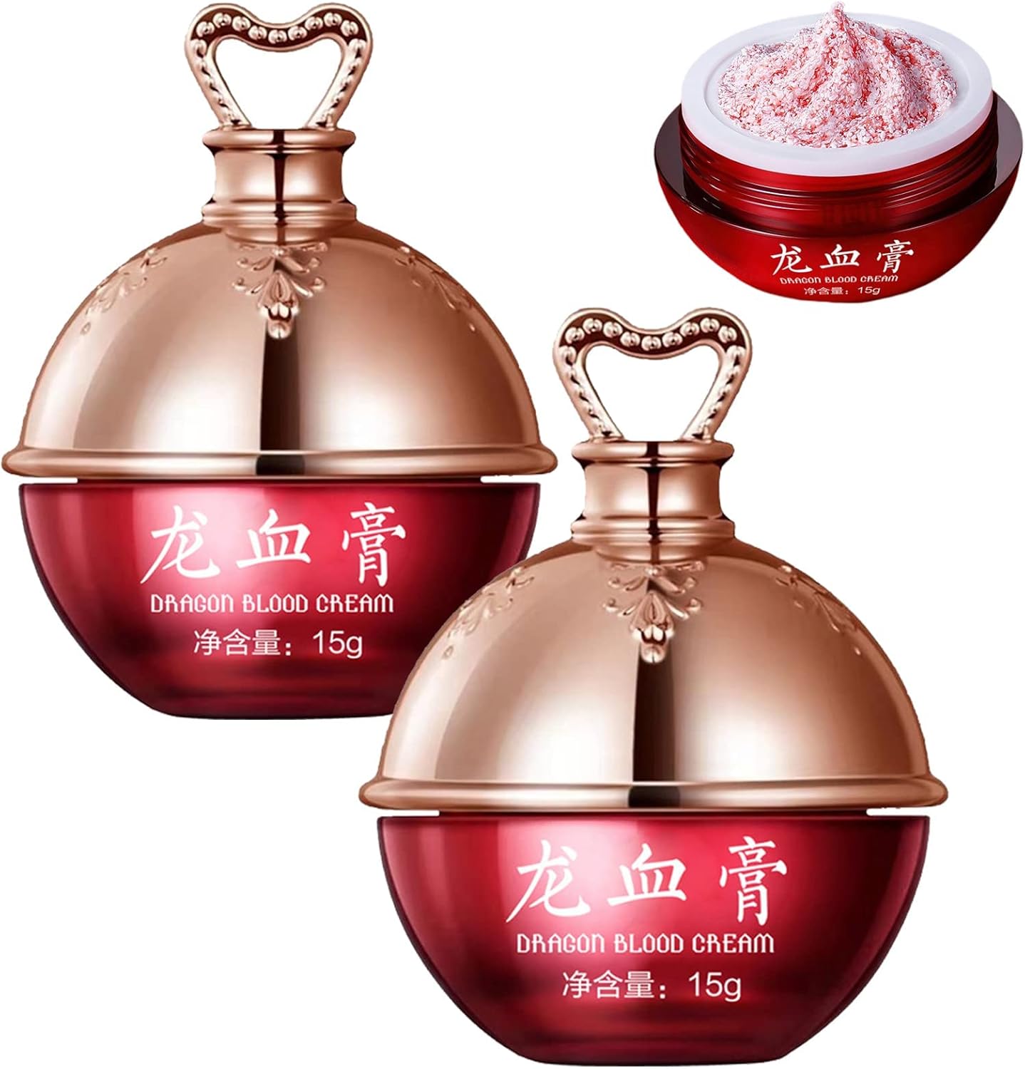 Crema de sangre de dragón de placenta con retinol, 0.53 oz de Royal Age Crema hidratante facial Crema antiarrugas (2 unidades)