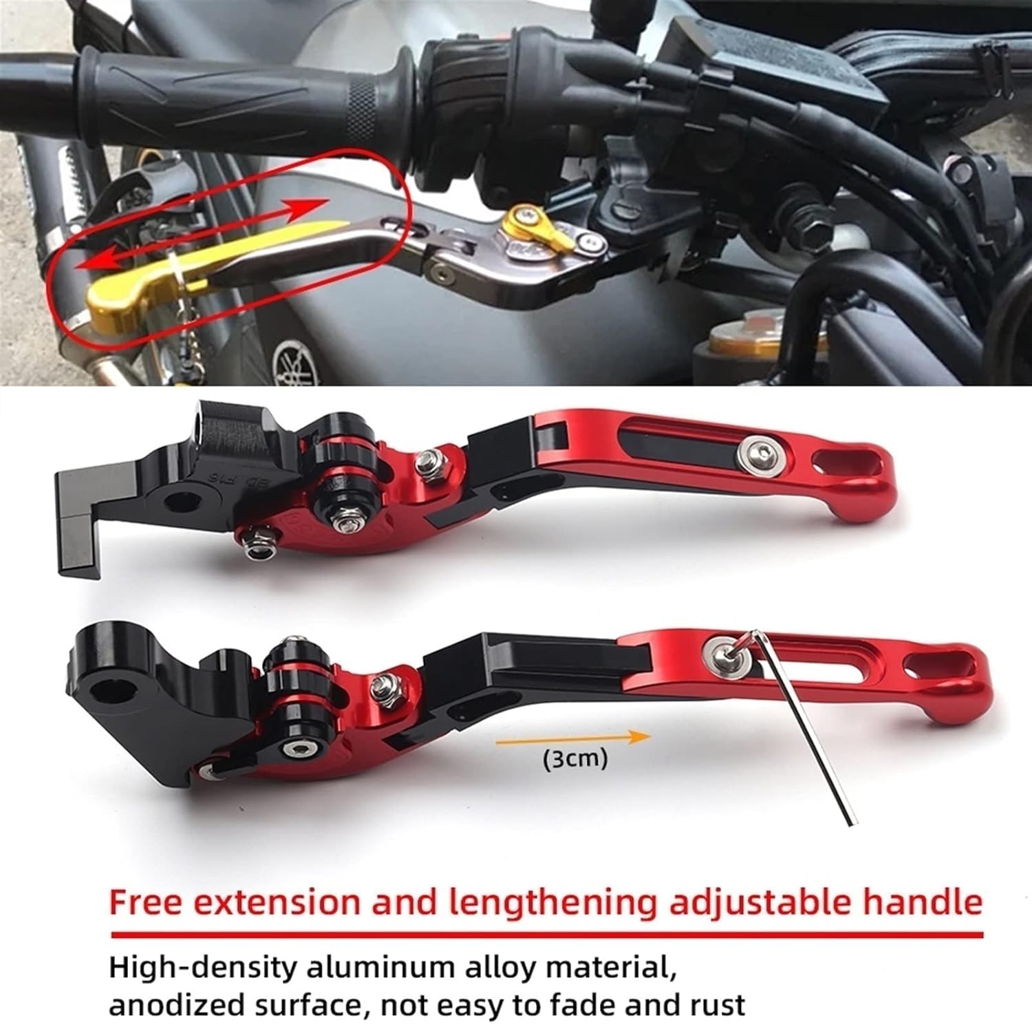 DOUKI Para BMW F850GS F750GS F 750 850 GS F750 GS 2018-2023 Empuñaduras de motocicleta Manillar de aluminio CNC Palancas de embrague de freno