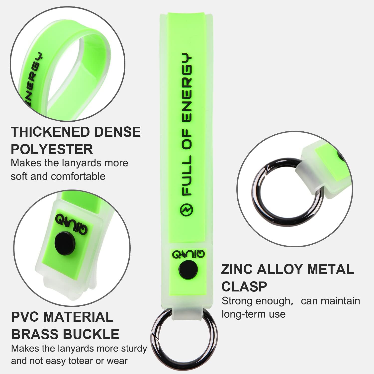 DREARK Cordones de muñeca para llaves, llavero de muñeca para mujeres y hombres, teléfono cámara, llaves de coche, tarjetas de identificación,
