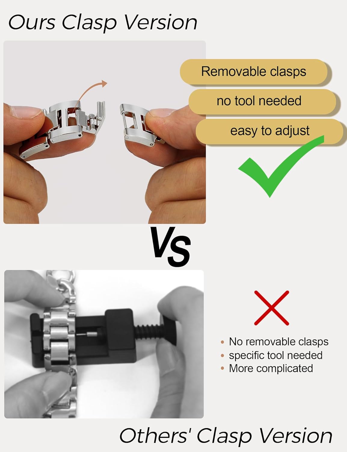 JR.DM Correas de reloj plateadas para mujer, compatibles con Apple Watch Band de 1.496 pulgadas, 1.575 pulgadas, 1.614 pulgadas, correa de metal