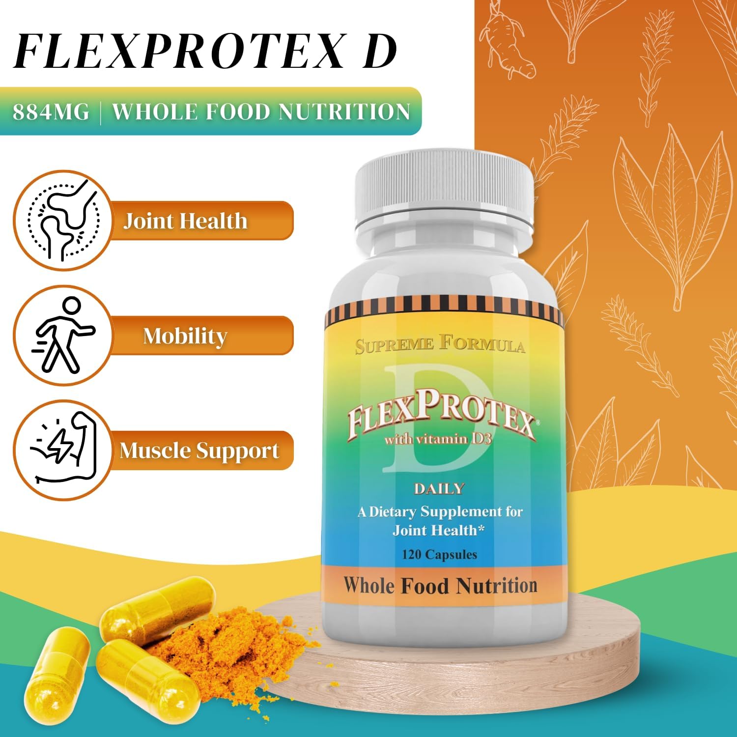 Original Flex Protex Fuente de D con Vitamina D312botellas  1año