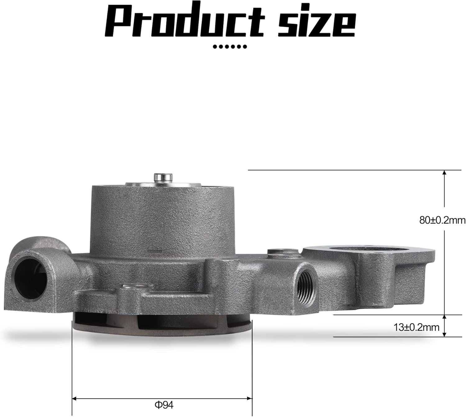 RE523169 RE546918 SE502816 Bomba de agua con cubierta para John Deere 6105R 6115R 6125R 6105M 6115M 6125M 6140M 7630 7730 7830 7930 7430 7330 7330 0