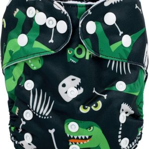 Pañal de bolsillo para bebé, reutilizable, lavable, 8 libras a 36 libras (dinosaurio) Pañal de bolsillo para bebé, reutilizable, lavable, 8 libras a 36 libras (dinosaurio)