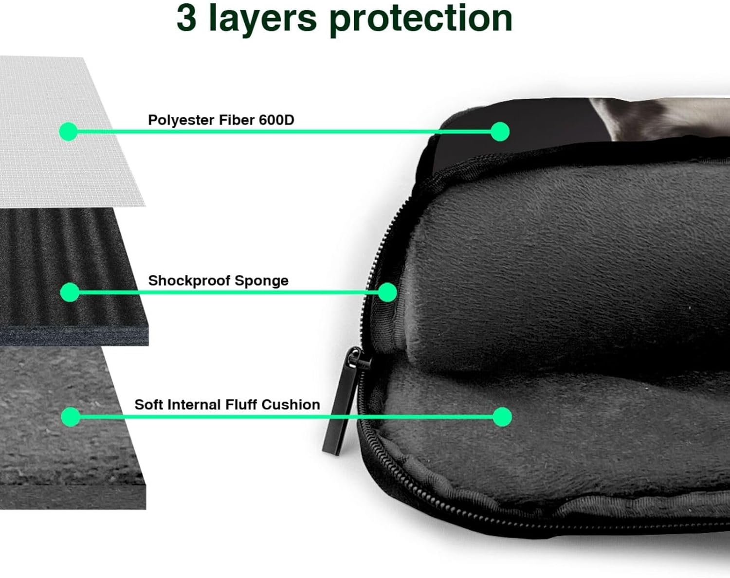Bulldog Francés Bolsa para computadora portátil Slim Bolsa de hombro portátil Funda para computadora portátil para mujer y hombre