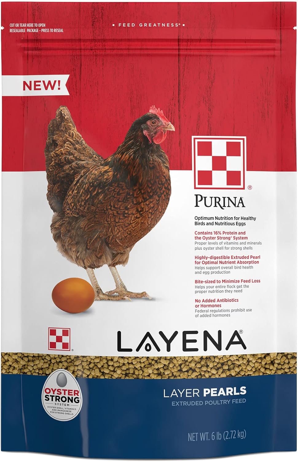 Purina  Layena Pearls Alimento para aves de corral (6 LB)