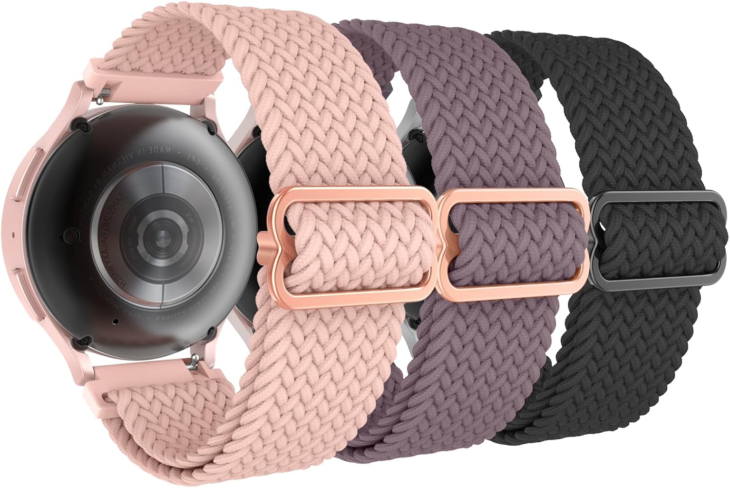 Delidigi Bandas elásticas compatibles con Samsung Galaxy Watch 7654 de 1.575 pulgadas, 1.732 pulgadas, Watch 6 Classic de 1.732 pulgadas, Watch 5