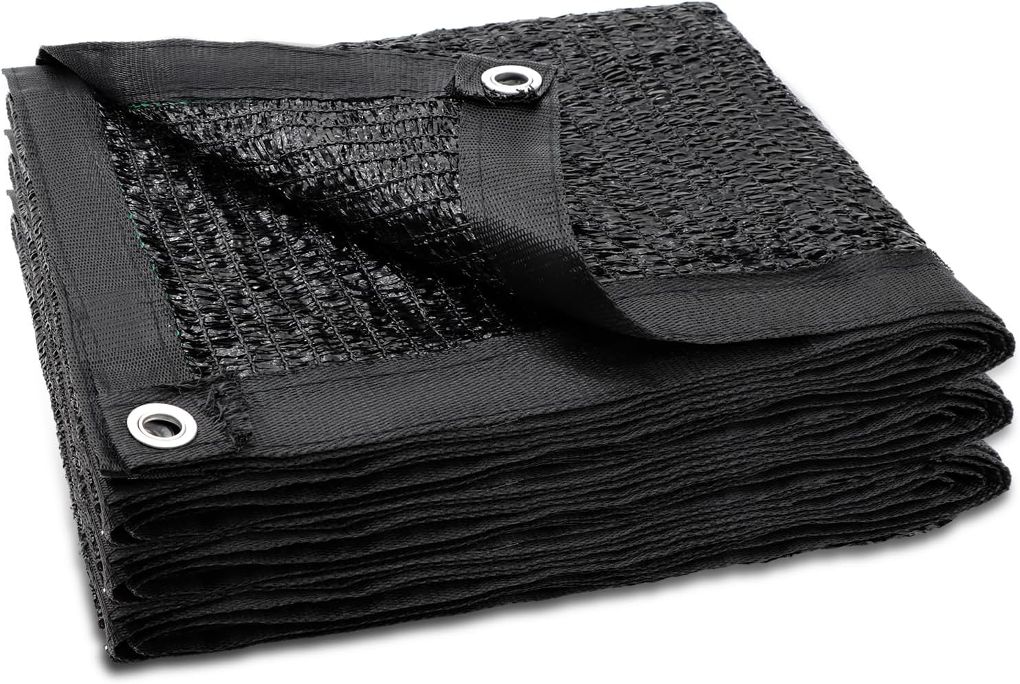 JHCZX Tela para sombra 85% color negro, cubierta de sombra de jardín de 3 x 6 pies, red de malla resistente con ojales, paño de preparación de alta