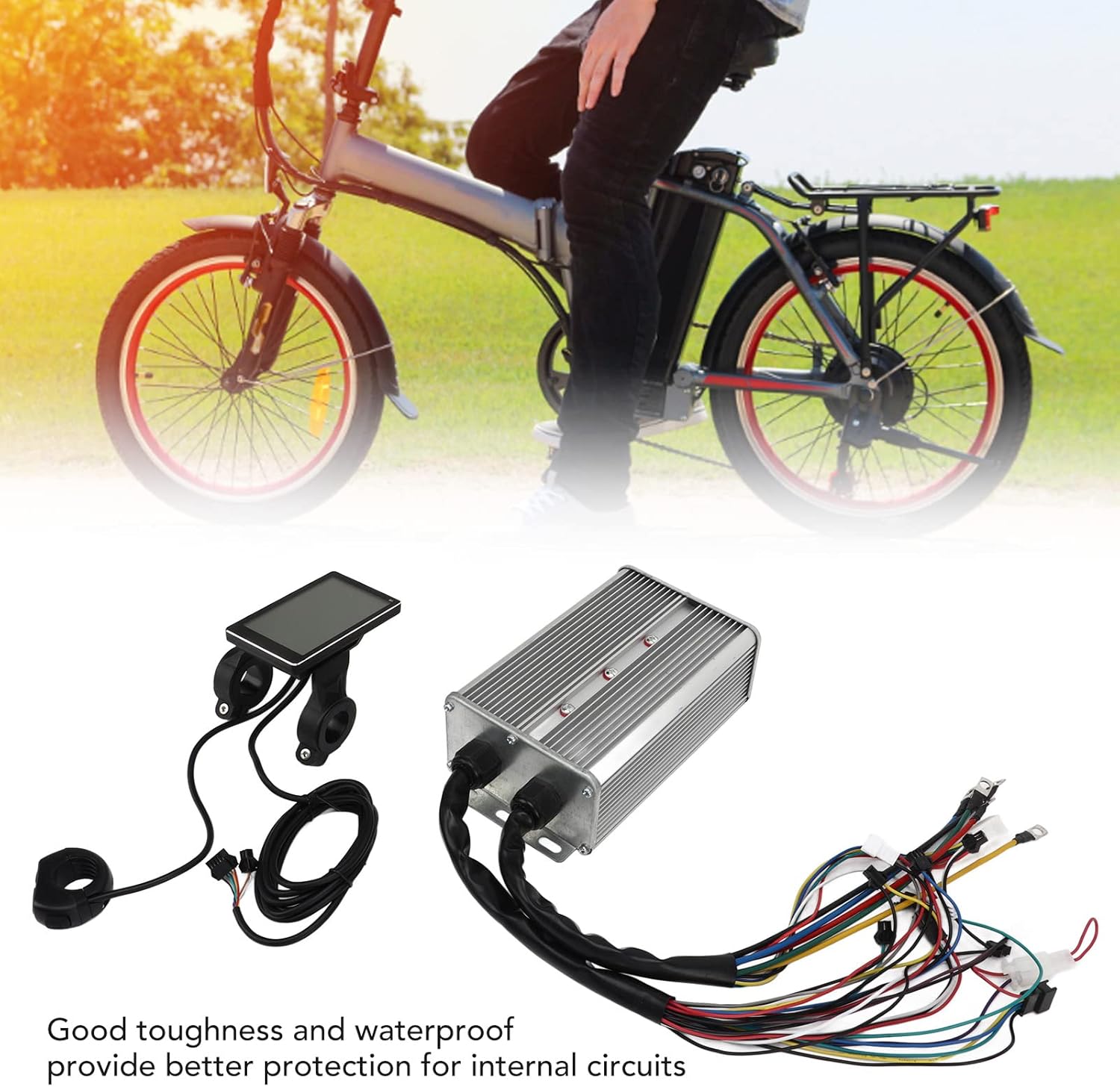 Controlador de motor con panel M5, 1500 W, 48 V, 60 V, scooter eléctrico, sin escobillas, controlador de velocidad, accesorios de repuesto