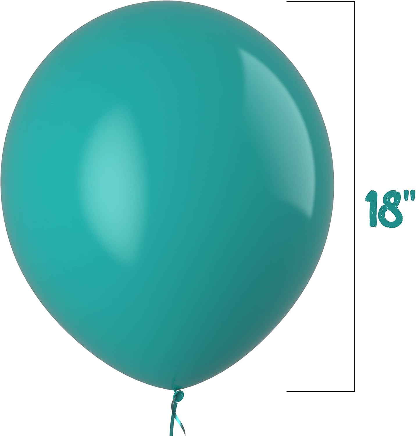 PREXTEX Globos gigantes de color verde esmeralda, 30 globos extragrandes de 18 pulgadas de color verde esmeralda para sesiones de fotos, bodas, baby