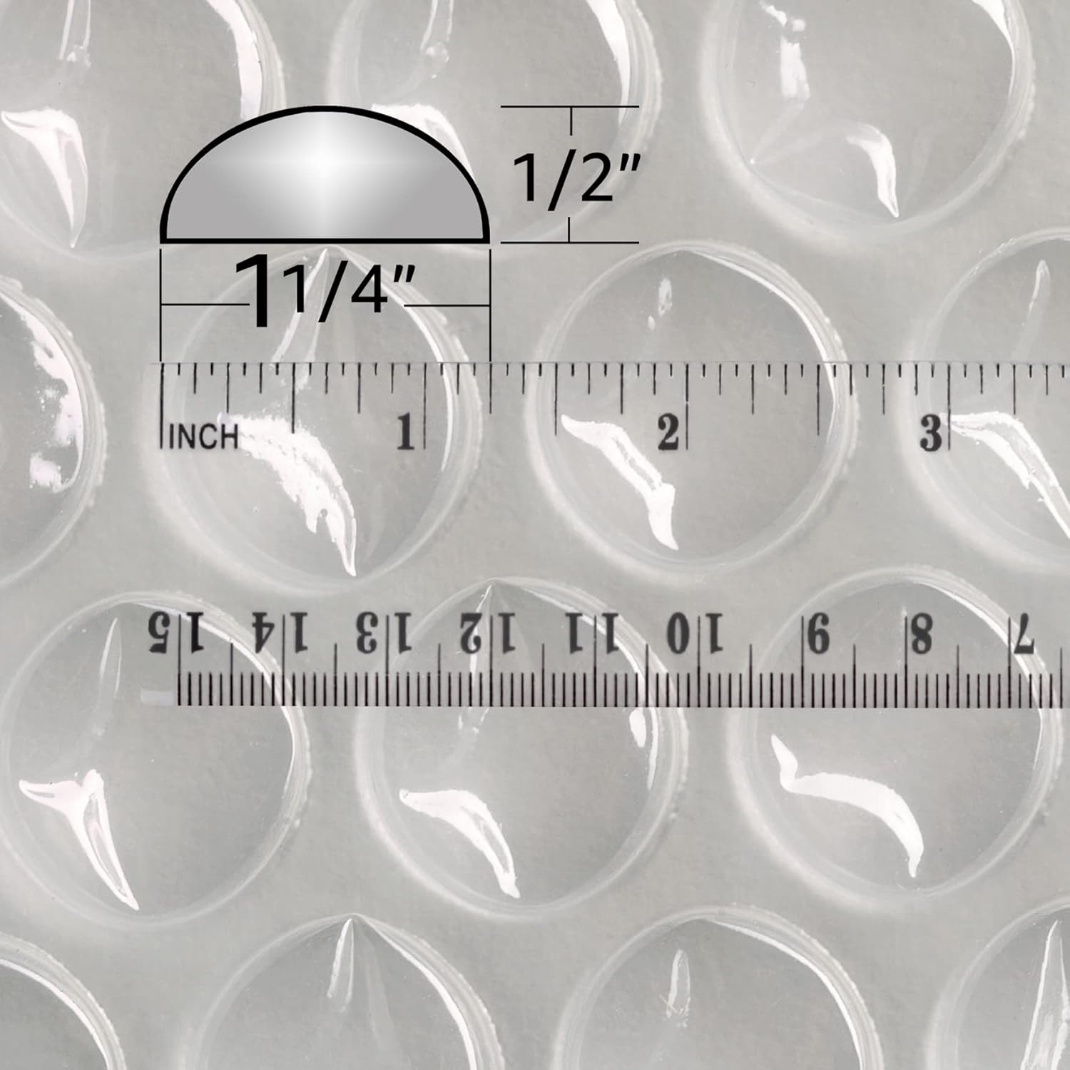 Embalaje protector de burbujas grande de 12 pulgadas (48 pulgadas de ancho x 65 pies de largo)