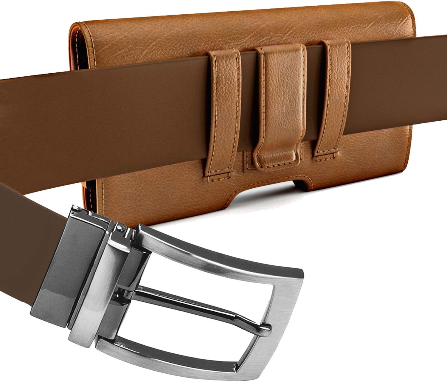 PiTau Funda para cinturón para iPhone 14, 14 Pro, 13, 13 Pro, 12, 12 Pro, 11 Pro, Xs, X, funda para cinturón de teléfono celular con clip, funda de