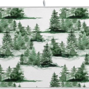 Winter Green Dish Drying Mat Washnable Absorbent Kitchen Countertop Mat Drying Matts For Dishes Tapete Para Cocina 16” x 18” Winter Green Dish Drying Mat Washnable Absorbent Kitchen Countertop Mat Drying Matts For Dishes Tapete Para Cocina 16” x 18”