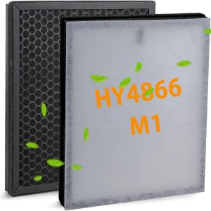 BBT BAMBOOST HY4866 – Filtro de repuesto True HEPA compatible con el purificador de aire MORENTO HY4866, filtro de carbón activado 3 en 1 True HEPA BBT BAMBOOST HY4866 – Filtro de repuesto True HEPA compatible con el purificador de aire MORENTO HY4866, filtro de carbón activado 3 en 1 True HEPA