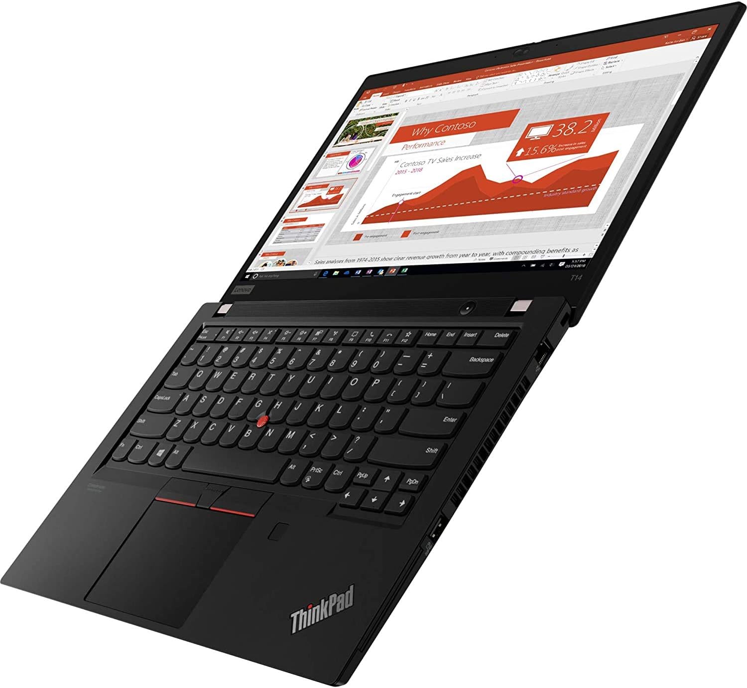 Lenovo ThinkPad T14 Gen 2 AMD Ryzen 7 PRO 5850U, 14 pulgadas FHD (1920×1080) IPS 400nits antirreflejo, 16 GB de RAM, SSD de 512 GB, teclado