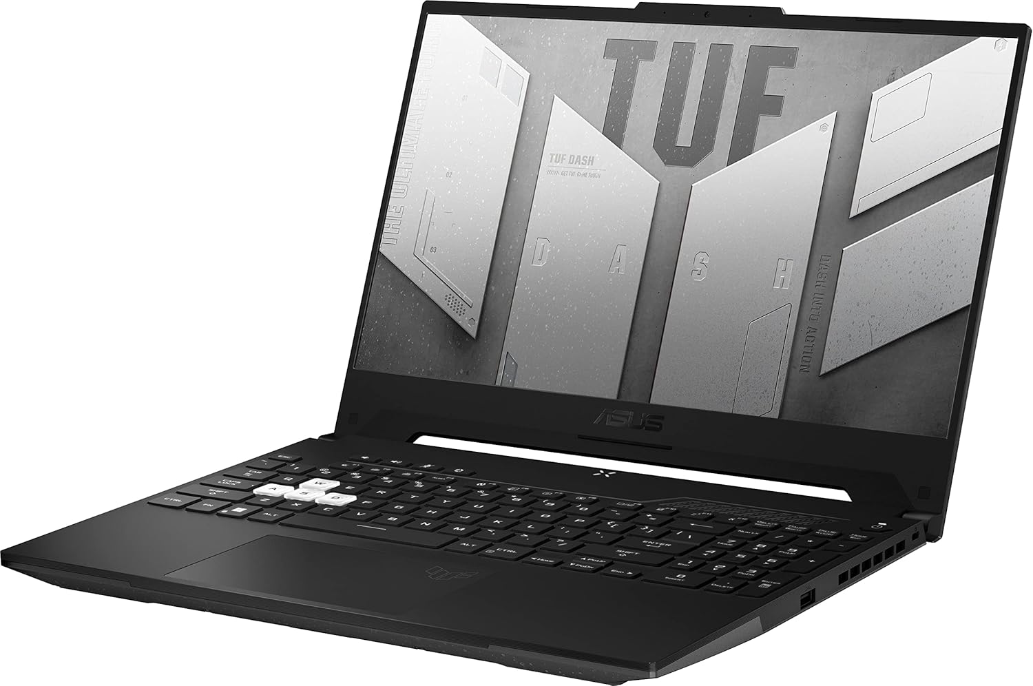 ASUS TUF Dash 15.6″ 144Hz FHD IPS Laptop para juegos (Intel i7-12650H 10-Core, 32GB DDR5 4800MHz RAM, 1TB PCIe SSD, RTX 3070 8GB GDDR6, KYB