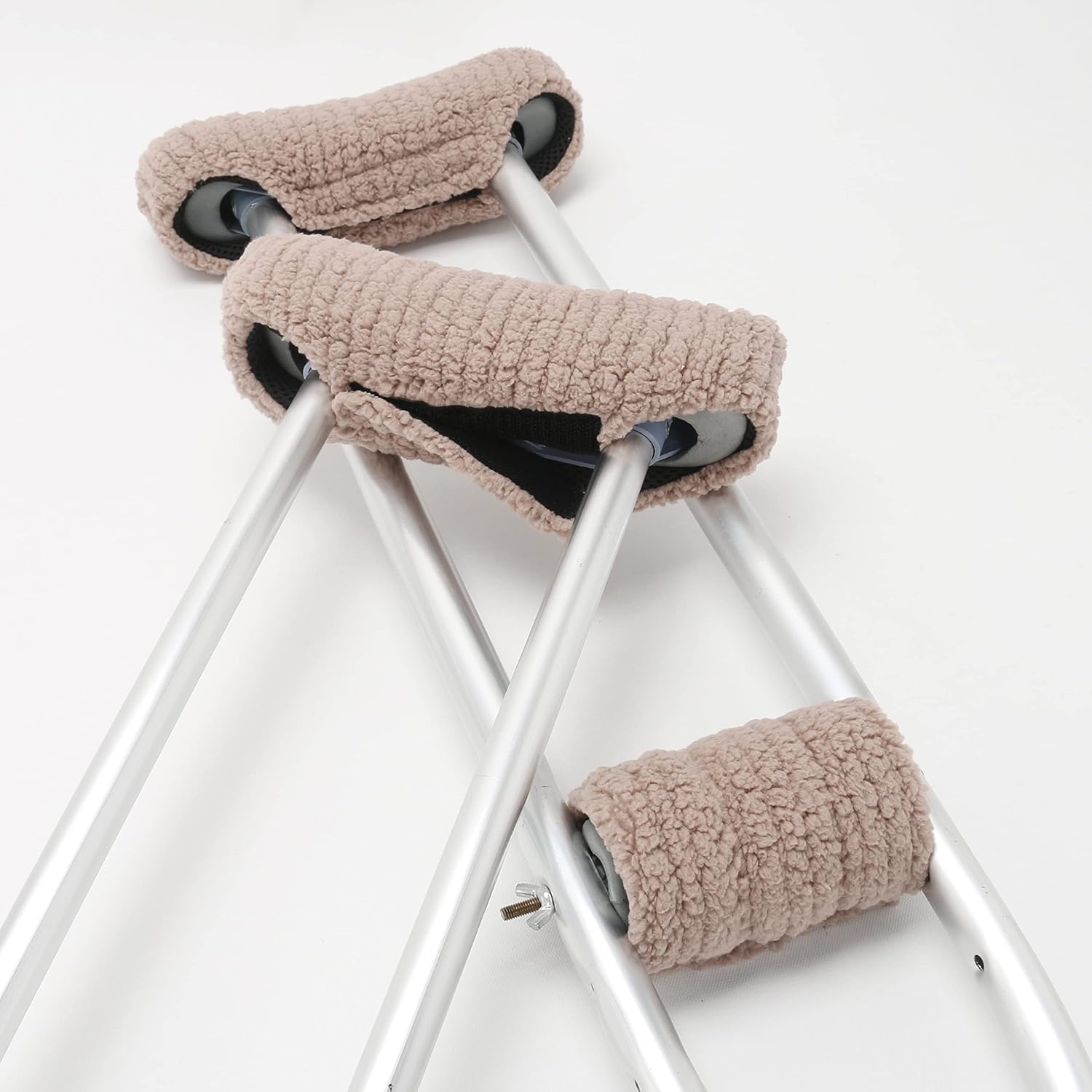 Almohadillas para muletas  Acolchado para muleta de brazo  Funda de almohada universal acolchada para axilas con mango de antebrazo para empuñaduras