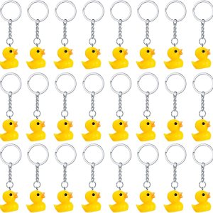 Yoande Llaveros de pato de plástico, regalos de fiesta de pato, lindas cadenas de pato en 3D, accesorios con colgante de pato pequeño para fiesta de Yoande Llaveros de pato de plástico, regalos de fiesta de pato, lindas cadenas de pato en 3D, accesorios con colgante de pato pequeño para fiesta de
