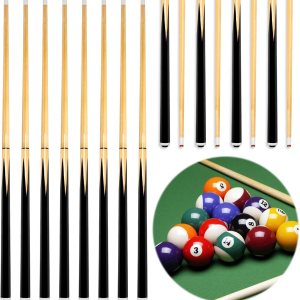 Wettarn Juego de 8 palos de billar de 12 onzas, 0.512 in, puntas de pegamento de madera dura, regalo para adultos, principiantes, Acción de Gracias, Wettarn Juego de 8 palos de billar de 12 onzas, 0.512 in, puntas de pegamento de madera dura, regalo para adultos, principiantes, Acción de Gracias,