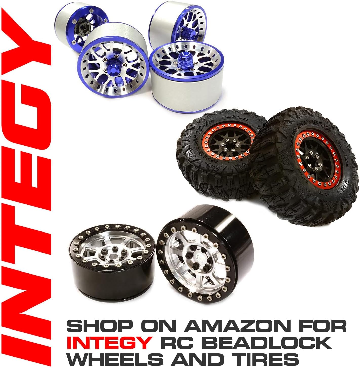 Integy Modelo RC C29489GUN mecanizado 3.465 in amortiguadores todoterreno con resorte interno para oruga escala 110