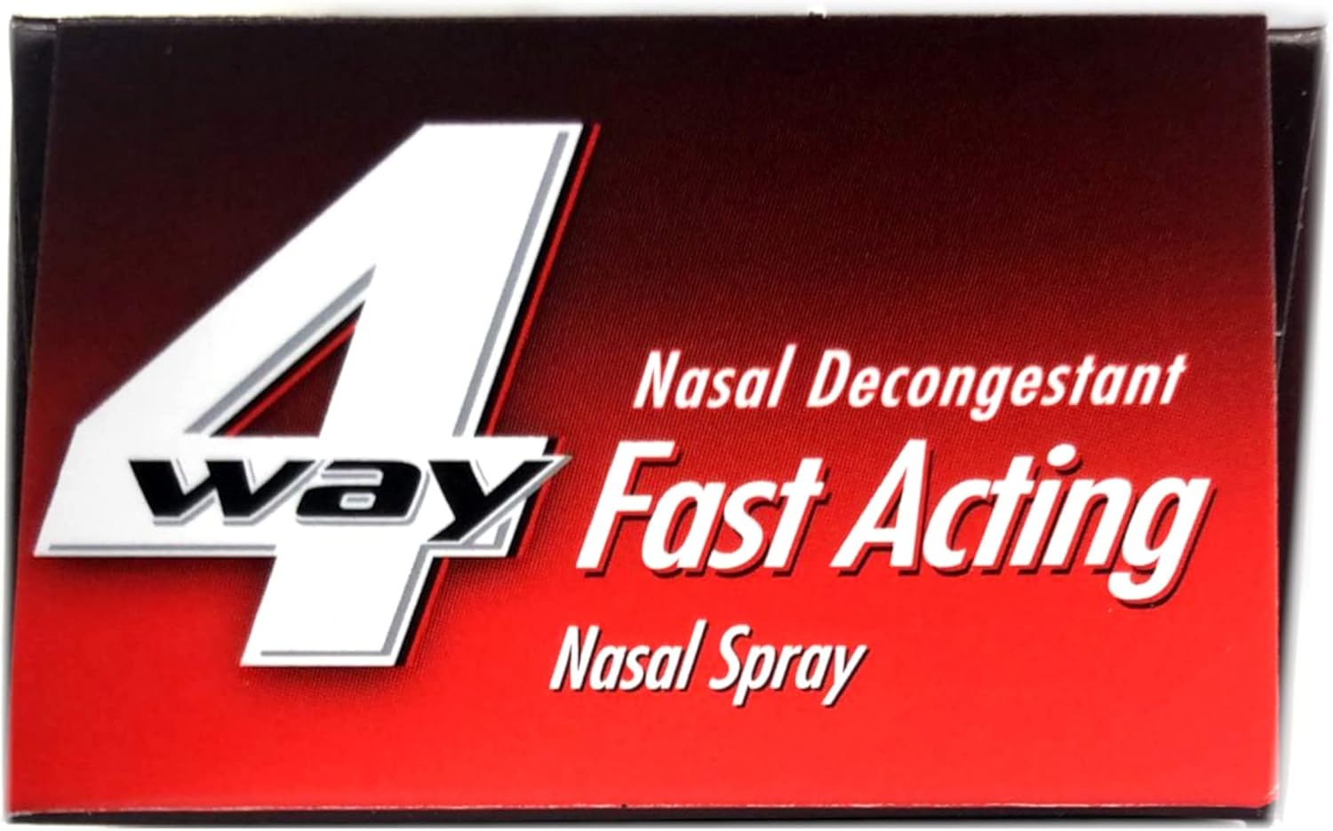 Spray nasal de acción rápida de 4 vías, 1 oz, paquete de 2