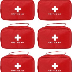 AOUTACC Bolsa de primeros auxilios vacía, impermeable, duradera, bolsa vacía con cremallera, bolsa de emergencia para primeros auxilios para el AOUTACC Bolsa de primeros auxilios vacía, impermeable, duradera, bolsa vacía con cremallera, bolsa de emergencia para primeros auxilios para el