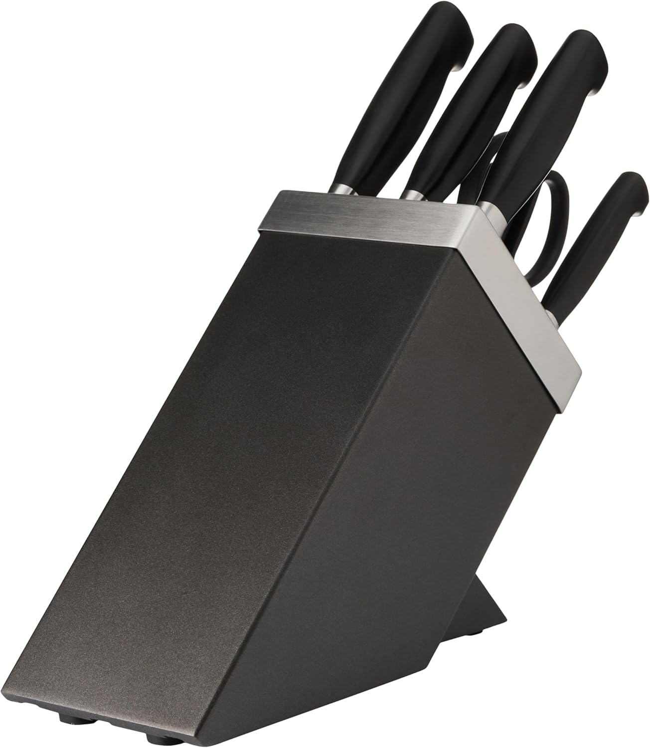 ZWILLING Bloque de cuchillos autoafilable, 7 piezas, acero inoxidable, gris