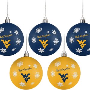 FOCO NCAA Team Logo – Juego de 5 adornos para árbol de vacaciones irrompibles FOCO NCAA Team Logo – Juego de 5 adornos para árbol de vacaciones irrompibles