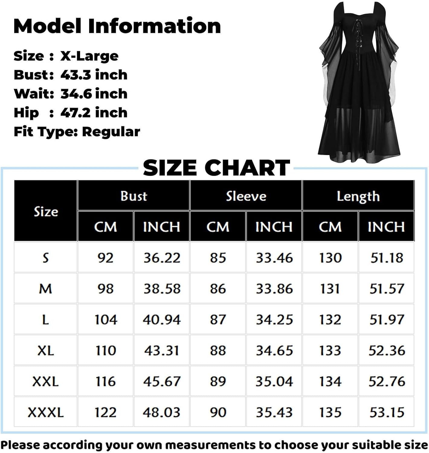 Vestido de Halloween para mujer, casual, talla grande, hombros descubiertos, color sólido, encaje, manga mariposa, vestidos góticos de Halloween
