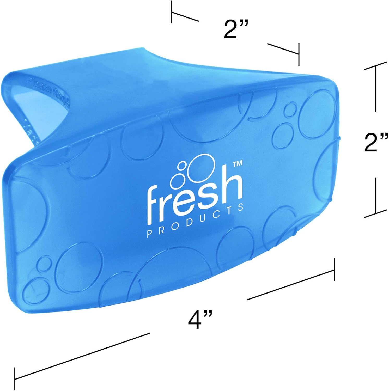 Fresh Products Clip ecológico para tazón, ambientador, ambientador de inodoro, ambientador de basura, sin productos químicos, aceites naturales,
