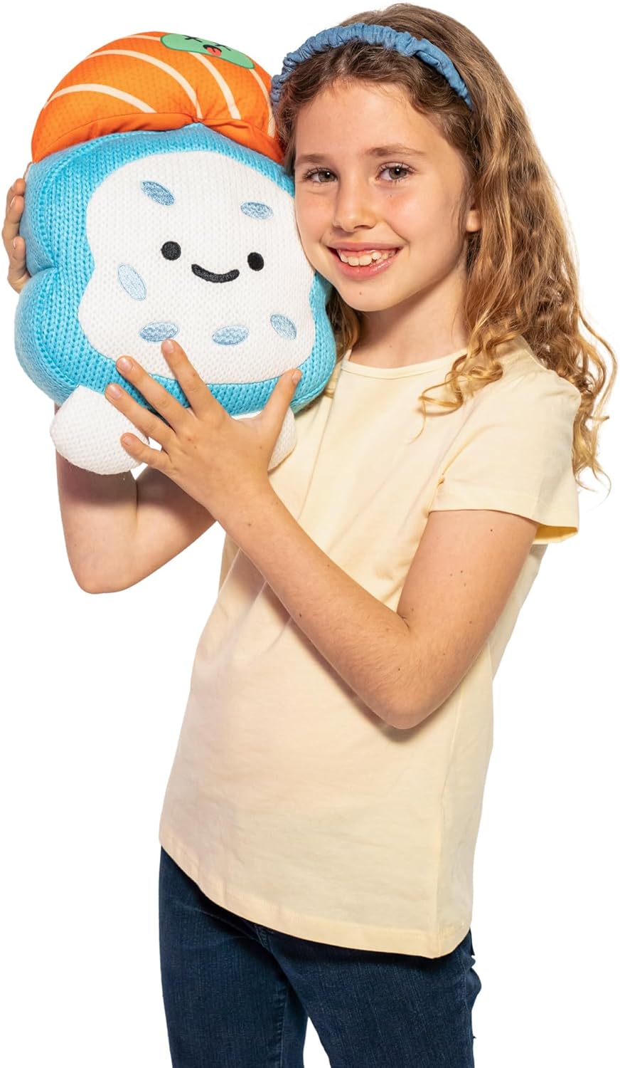 Ami Amis Jumbo Suzshi – Peluche de ganchillo suave y acogedor, detalles adorablemente lindos, tamaño extra para entusiastas de la colección