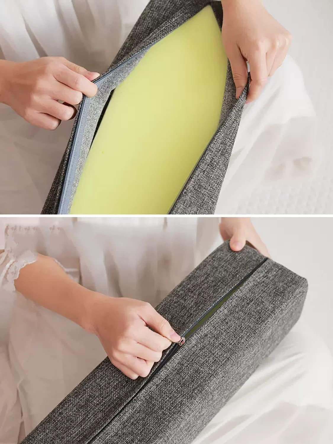 Cuña de cama personalizada para sofá de cama, relleno de huecos de cama gruesa y suave, lavable, extensor de colchón de cama larga, relleno de
